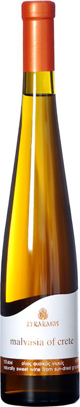 bottle of Malvasia of Crete